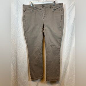 NYDJ Sheri Slim Tan Pants